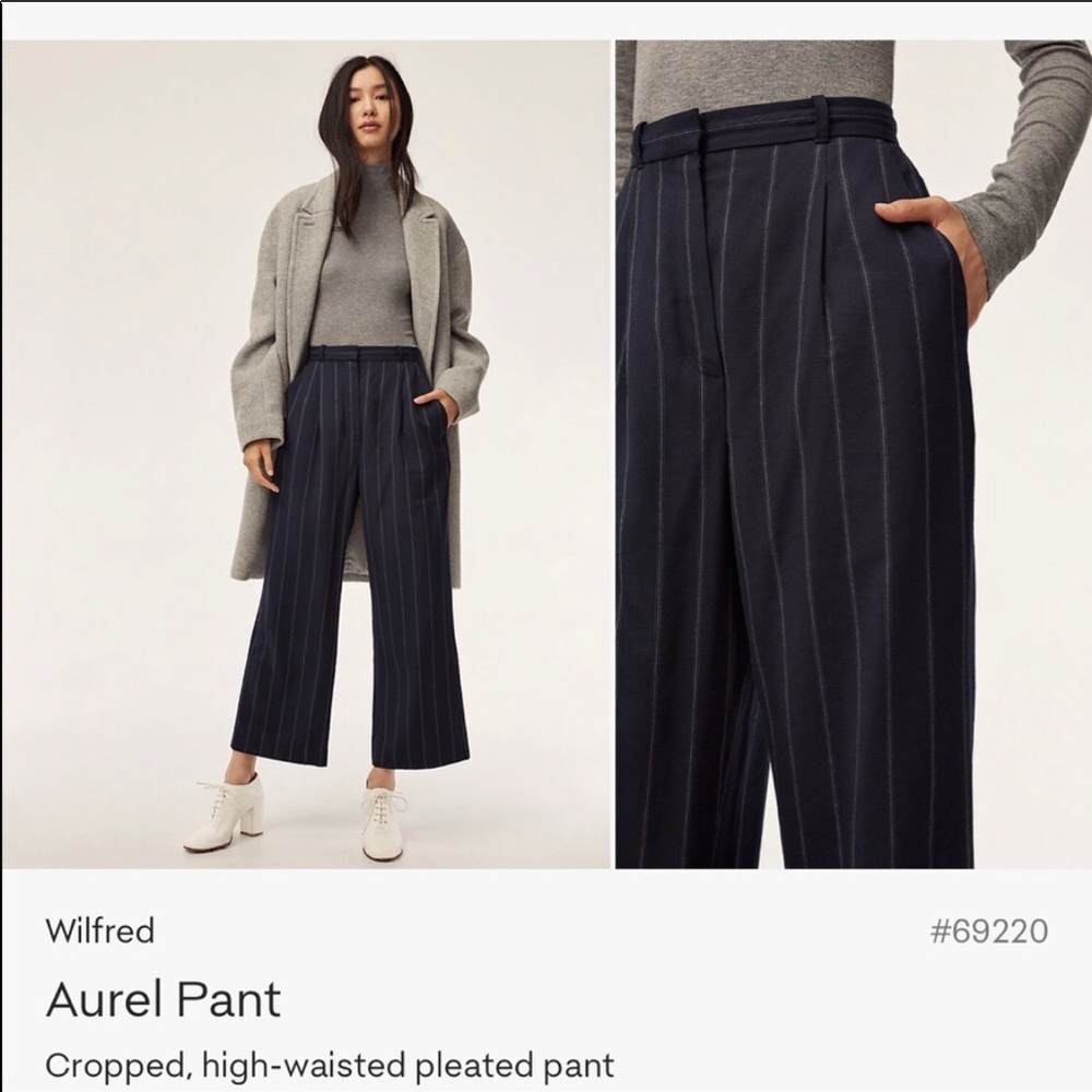 Aritzia Wilfred Trousers wide leg